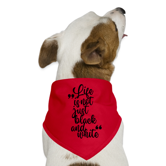 Life is not just black and white Bandana Black Edition - LiNBW.
