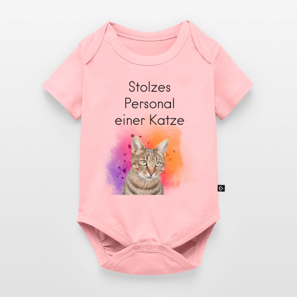 Pedro´s Kurzarm-Body Stolzes Personal einer Katze Black Edition - LiNBW.