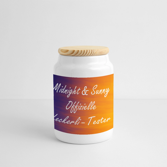 Midnight's und Sunny's Keksdose Offizielle Leckerli Tester