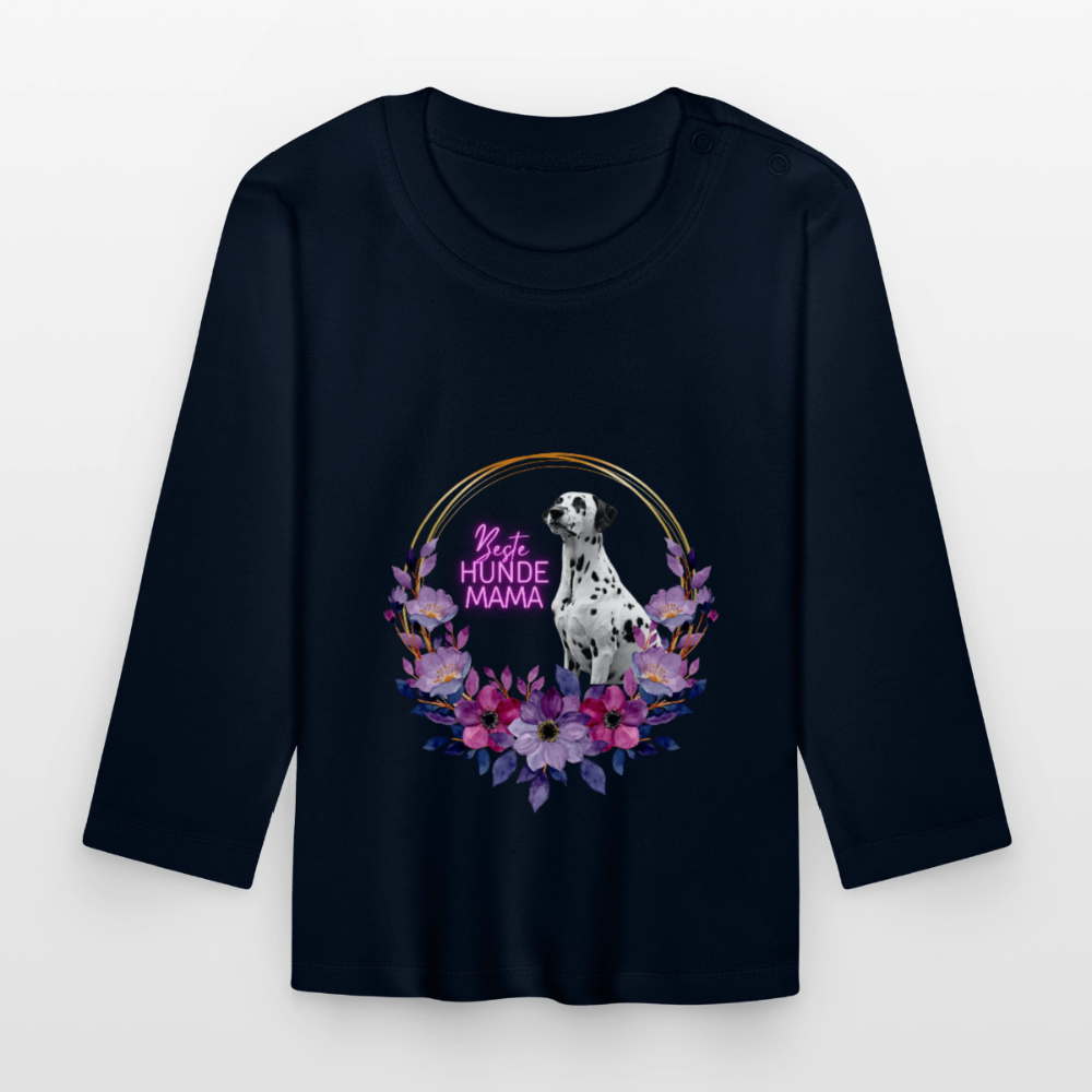Boa´s Langarmshirt Beste Hundemama - Navy