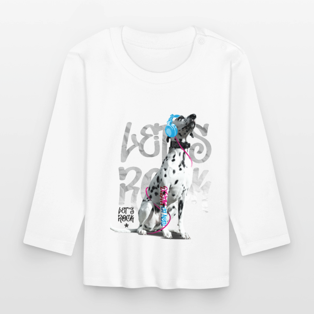 Boa´s Langarmshirt Let´s Rock - Weiß