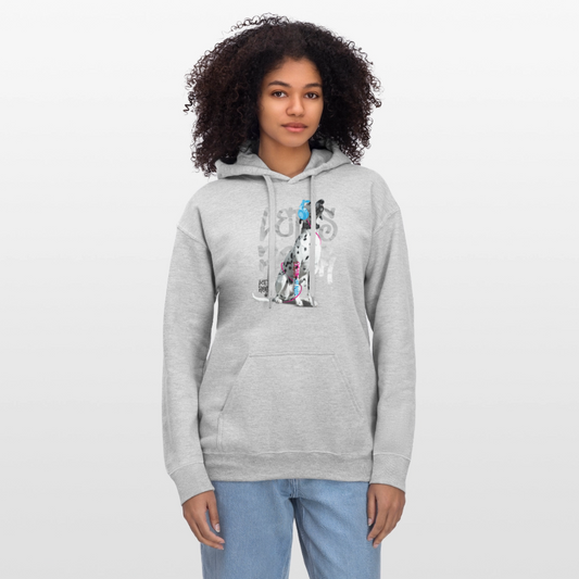 Boa's Hoodie Let's Rock - Hellgrau meliert