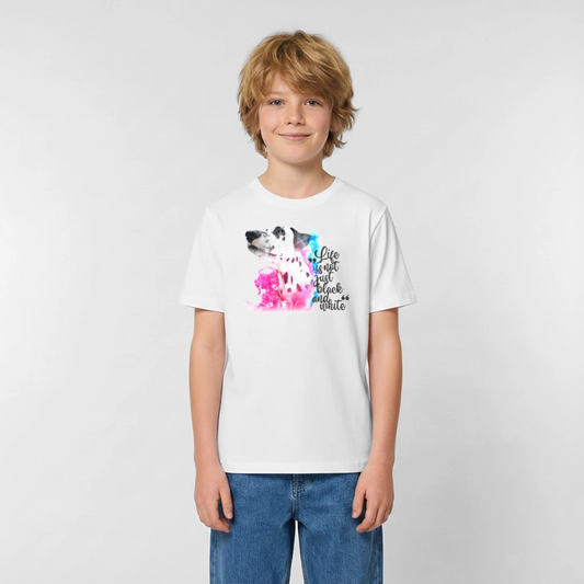 Boa's T-Shirt Splash Black Edition Life is not just black and white - Weiß
