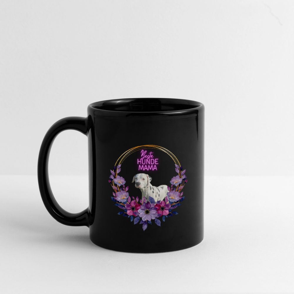Aaron´s Keramiktasse Beste Hundemama Black Edition - Schwarz