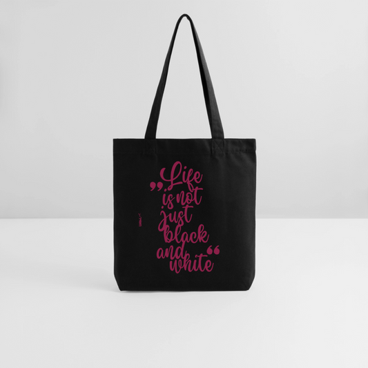 Life is not just black and white Stoffbeutel Pink Edition - LiNBW.