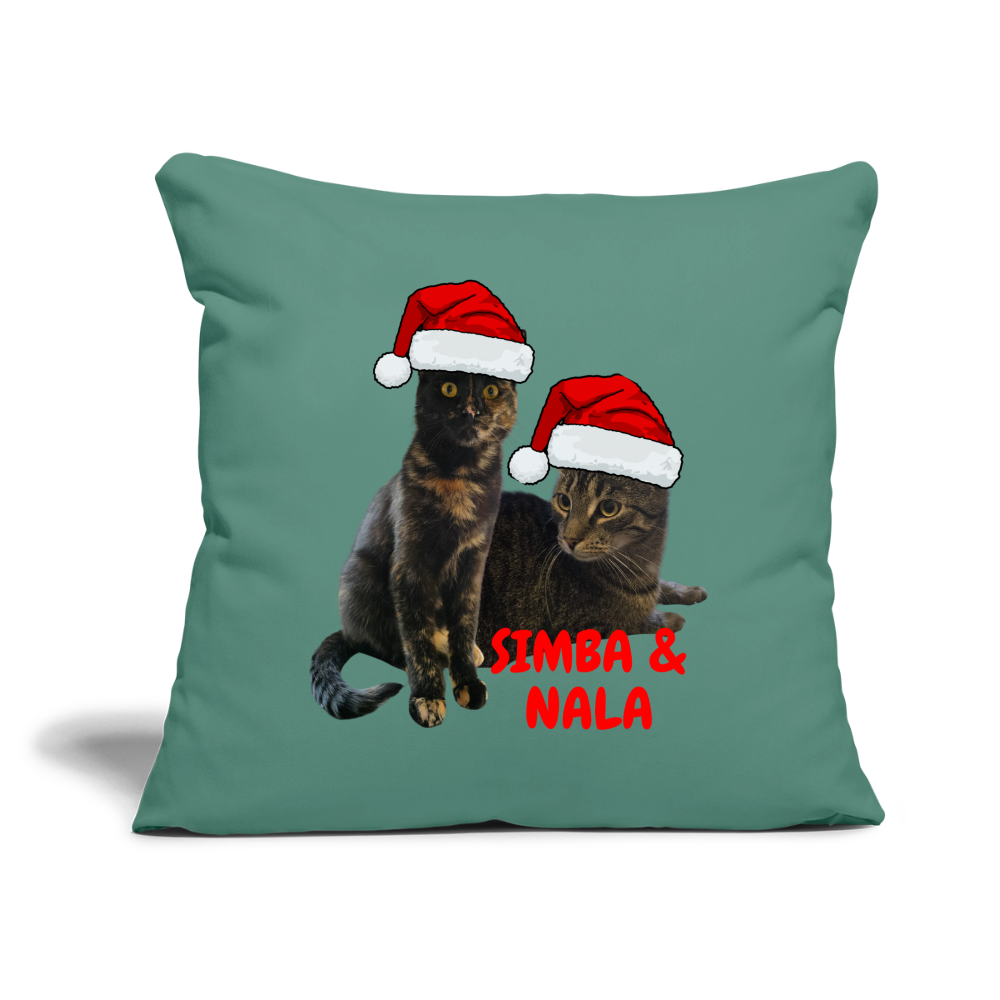Simba´s und Nala´s Kissen Weihnachtsedition - Tanngrün