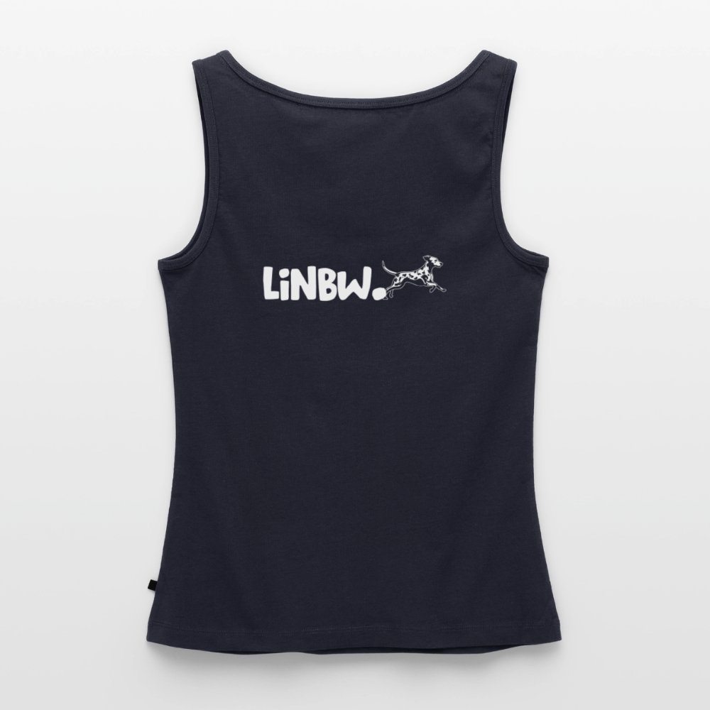 Life is not just black and white Tank Top Premium LiNBW. White Edition - Navy