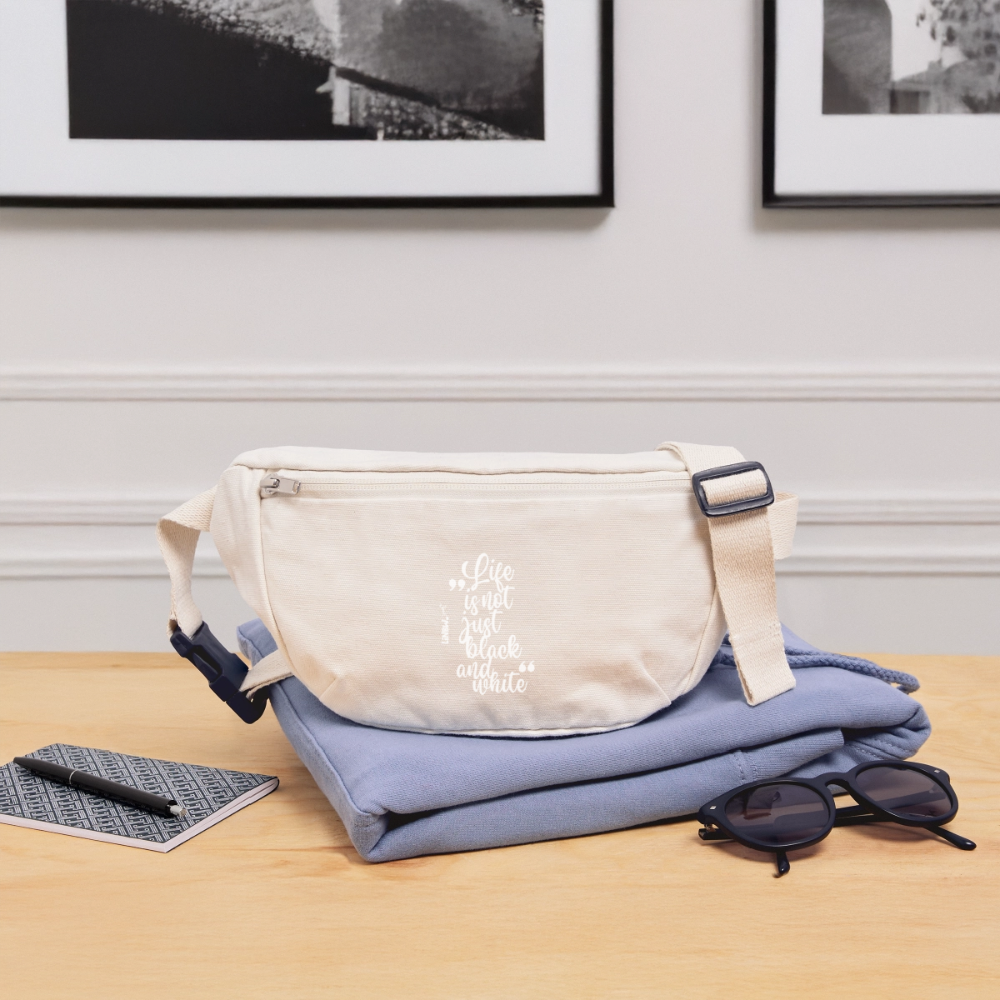 Life is not just black and white Gürteltasche Premium - LiNBW.