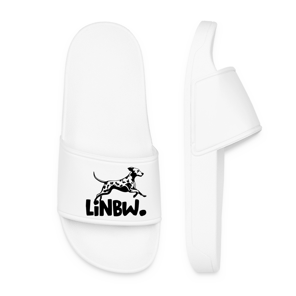 LiNBW. Badelatschen für Frauen Black Edition - Weiß