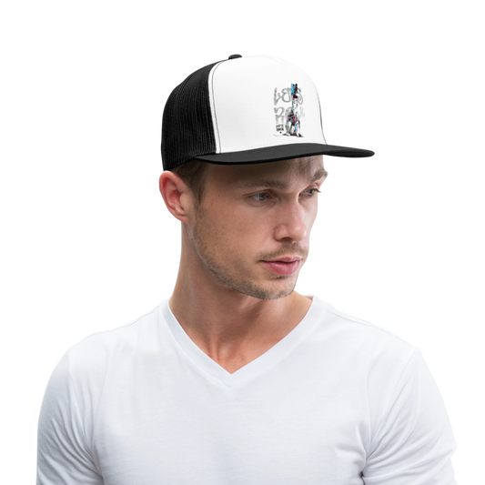 Boa´s Trucker Cap Let´s Rock - Weiß/Schwarz