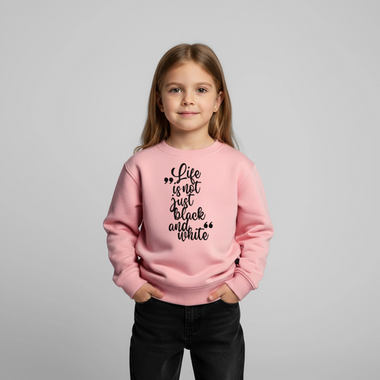 Life is not just black and white Pullover Black Edition - LiNBW.