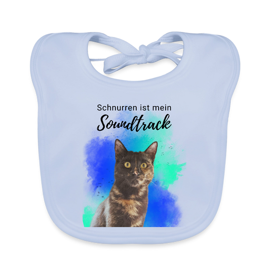 Nala´s Lätzchen Schnurren ist mein Soundtrack - sky Blue