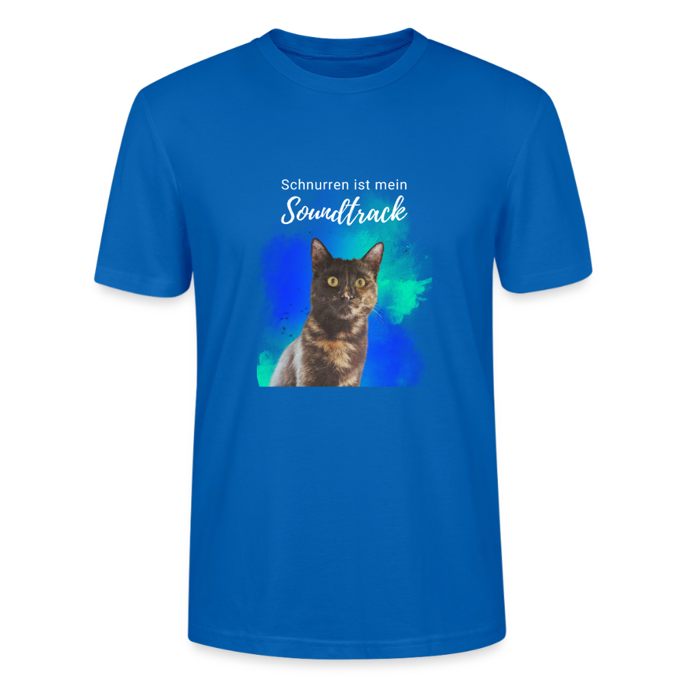 Nala's Unisex T-Shirt Premium Schnurren ist mein Soundtrack White Edition - Pfauenblau