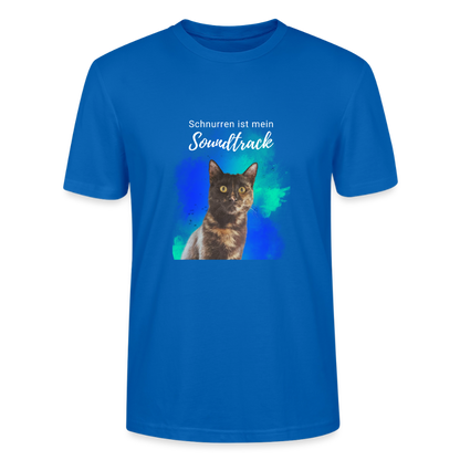 Nala's Unisex T-Shirt Premium Schnurren ist mein Soundtrack White Edition - Pfauenblau