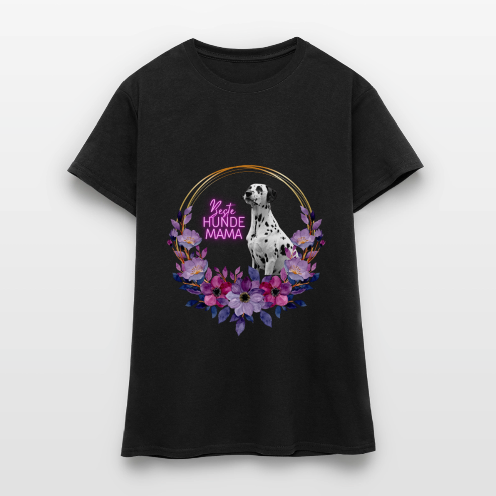Boa's T-Shirt Beste Hundemama - Schwarz