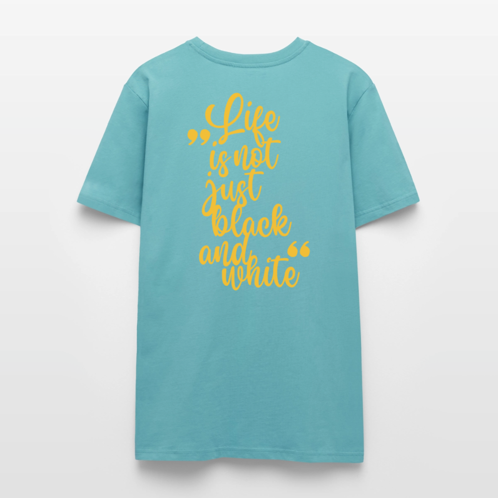 LiNBW. Unisex T-Shirt Premium Crew Yellow Edition Life is not just black and white - LiNBW.