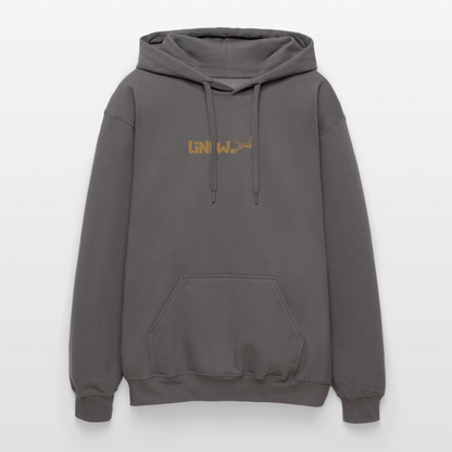 LiNBW. Crew Hoodie Brown Edition Life is not just black and white - Dunkelgrau