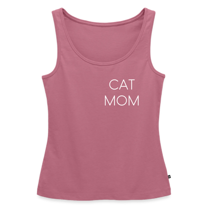 Pedro´s Tank Top Premium Stolzes Personal einer Katze CAT MOM Black Edition - Mauve
