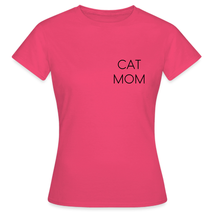 Pedro's T-Shirt CAT MOM Stolzes Personal einer Katze Black Edition - Azalea