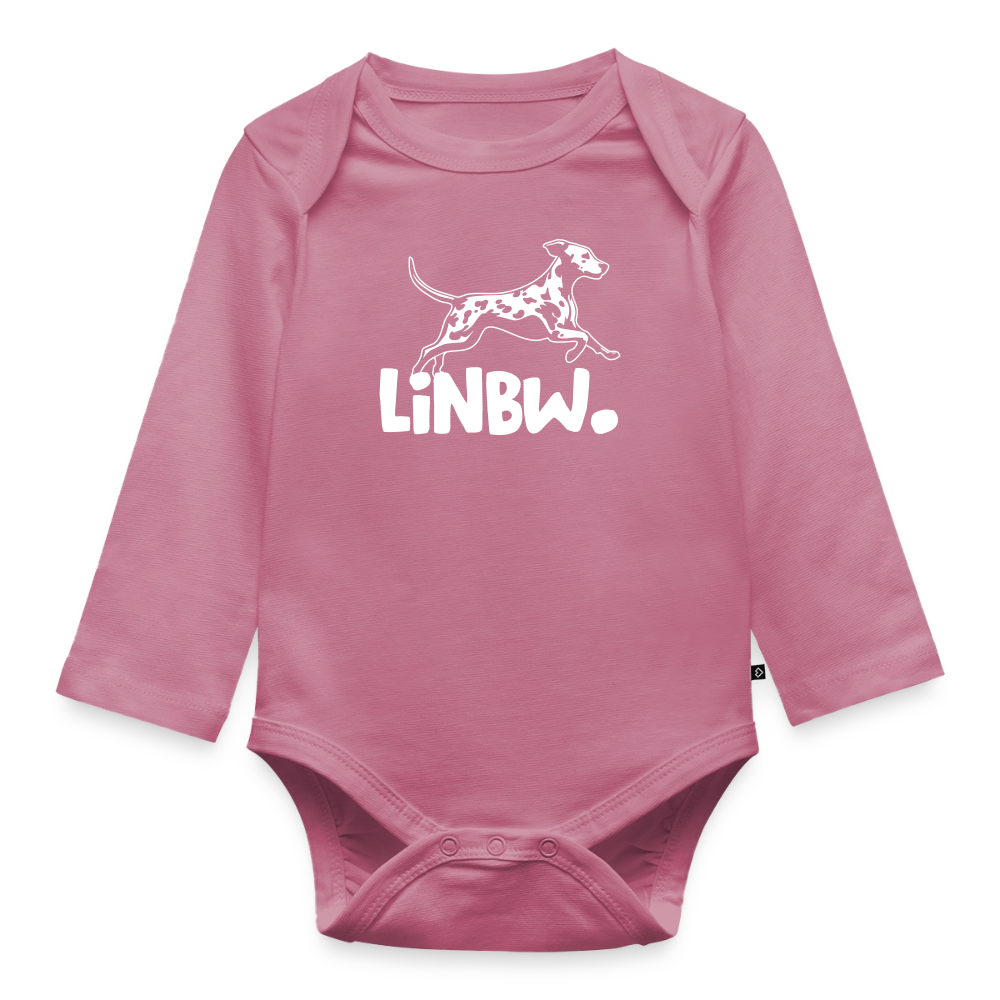 LiNBW. Langarm-Body White Edition - Mauve