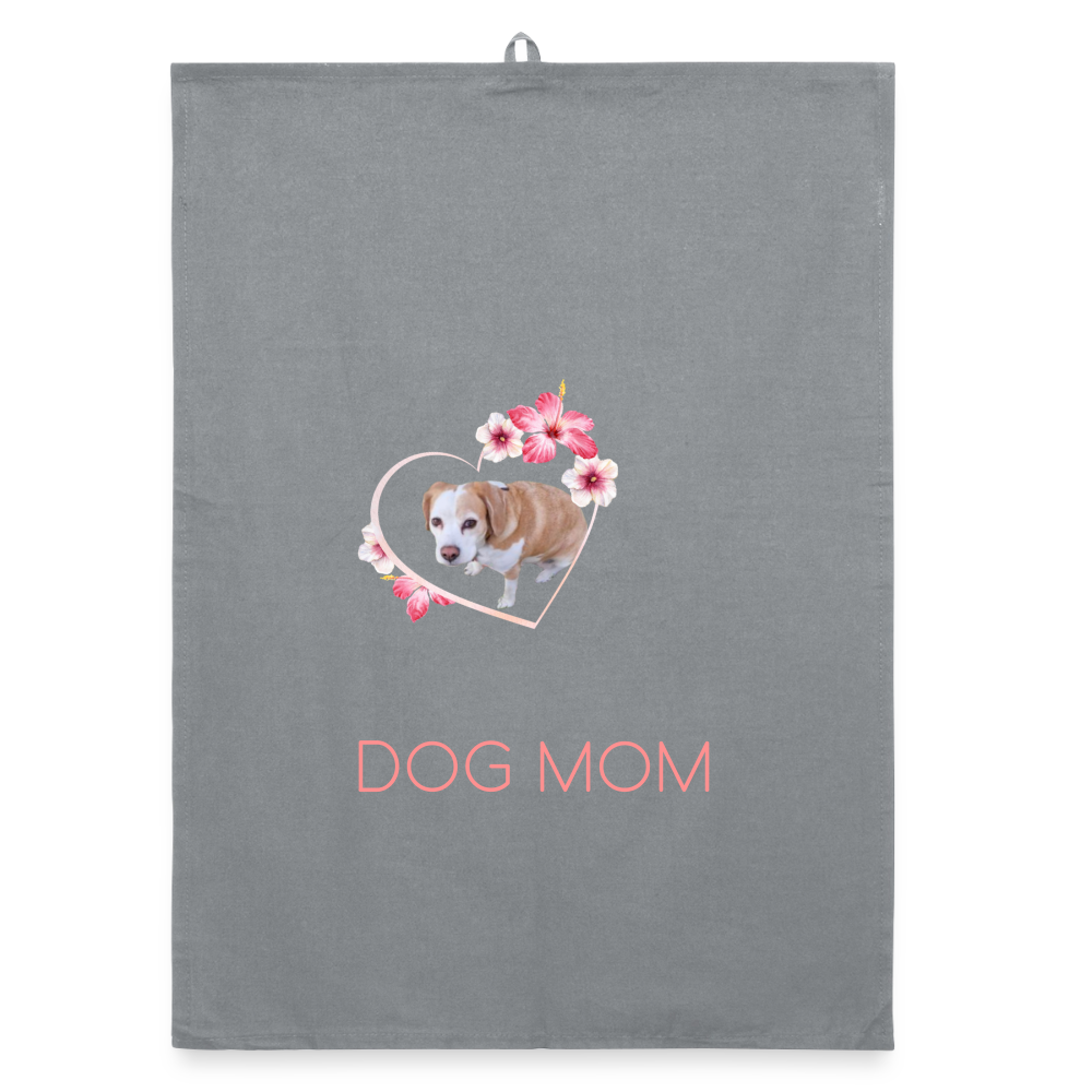 Luna´s Geschirrtuch DOG MOM - Grau