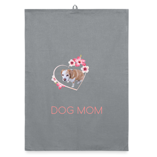 Luna´s Geschirrtuch DOG MOM - Grau
