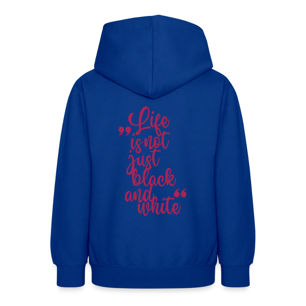 LiNBW. Crew Hoodie Life is not just black and white Edition Pink - LiNBW.