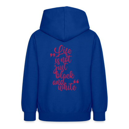 LiNBW. Crew Hoodie Life is not just black and white Edition Pink - LiNBW.