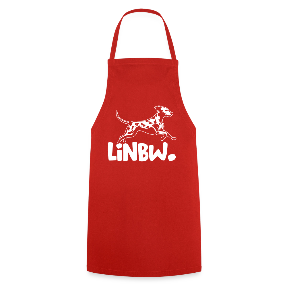 LiNBW. Kochschürze White Edition - Rot