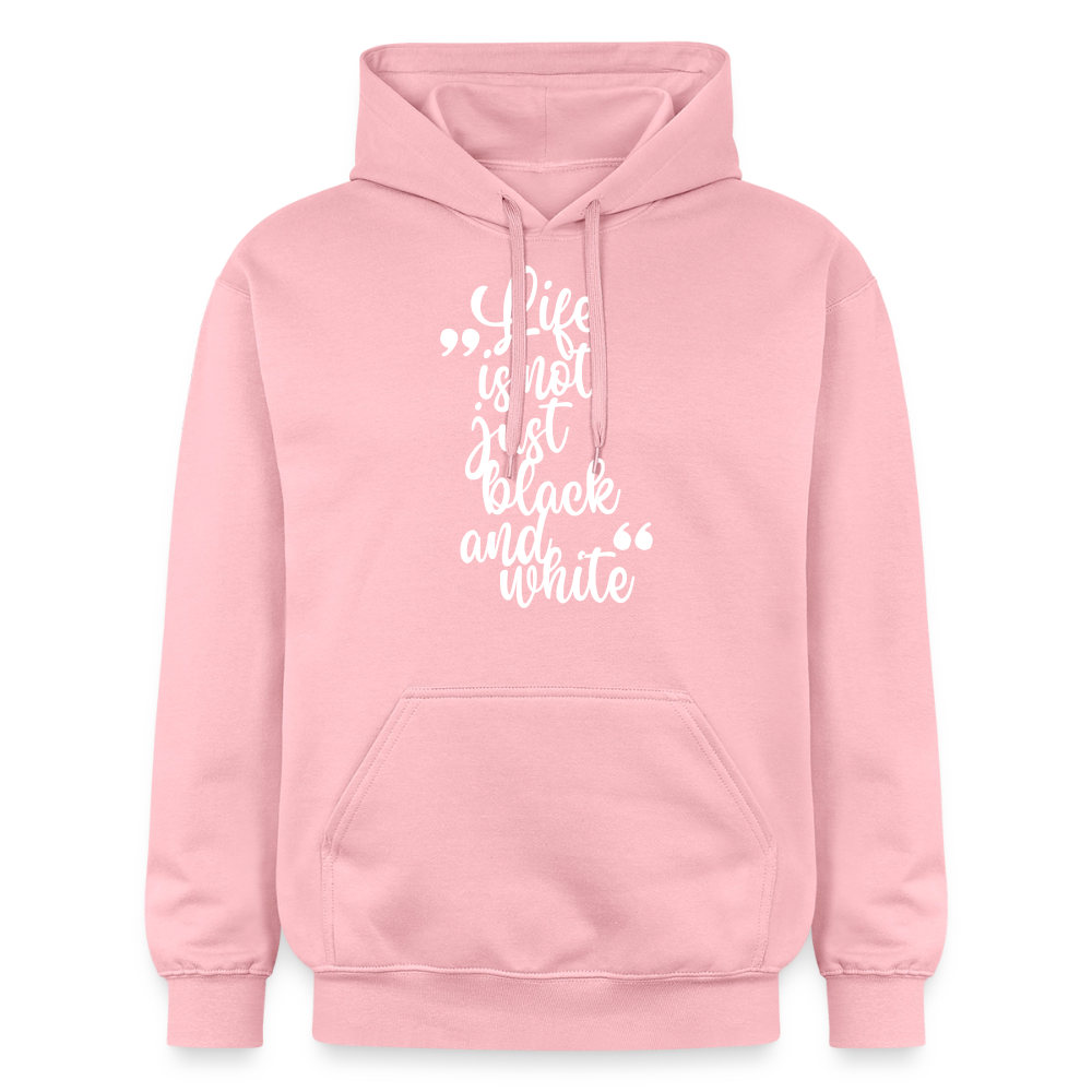 Life is not just black and white Hoodie White Edition - Hellrosa