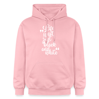 Life is not just black and white Hoodie White Edition - Hellrosa