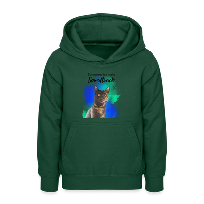 Teenager Hoodie - Flaschengrün