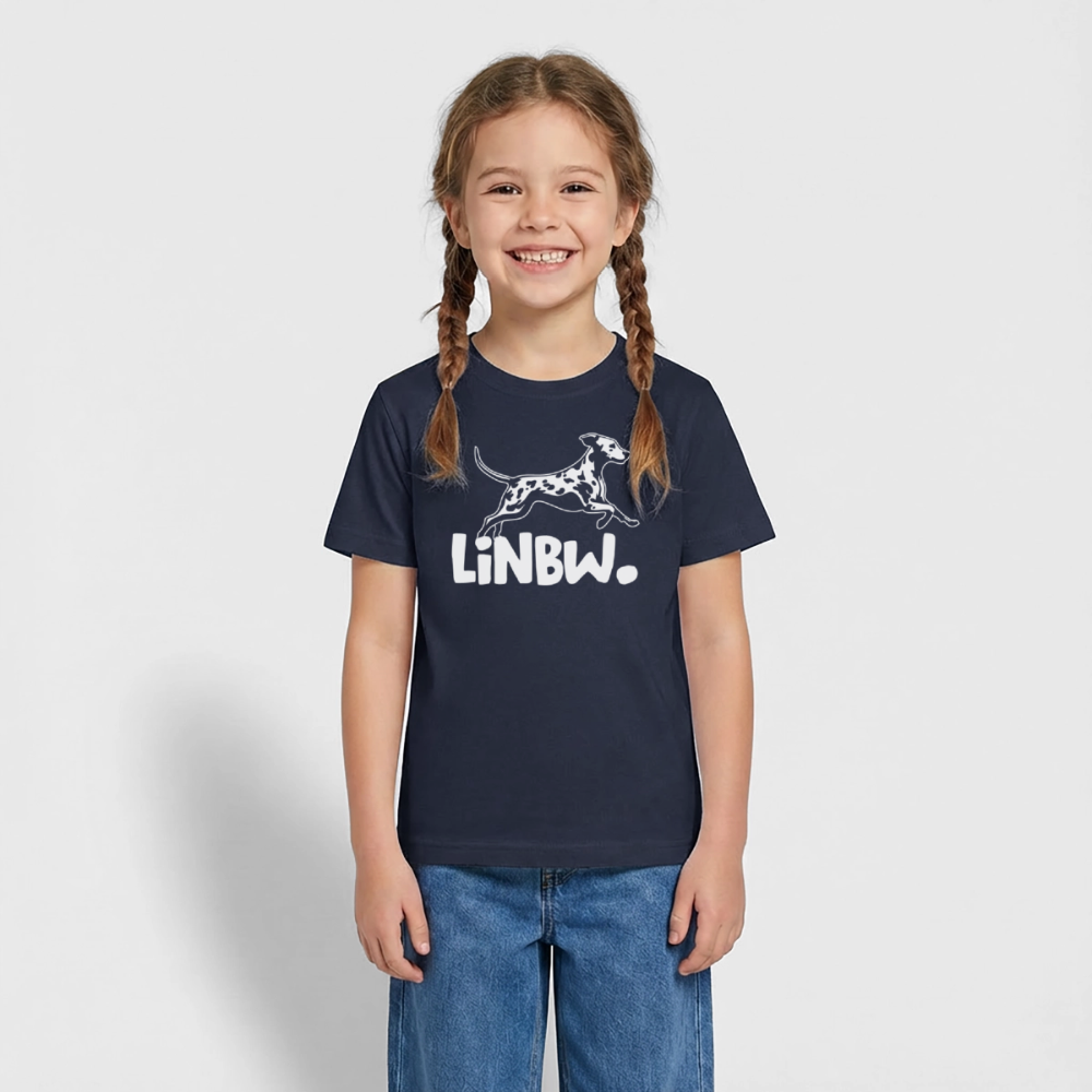 LiNBW. T-Shirt White Edition - Navy