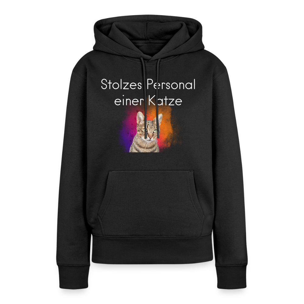 Pedro's Hoodie Stolzes Personal einer Katze White Edition - Schwarz