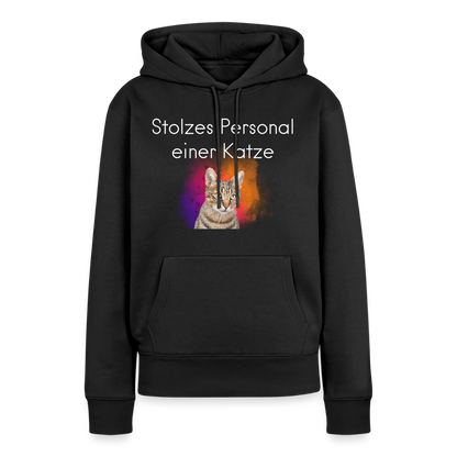 Pedro's Hoodie Stolzes Personal einer Katze White Edition - Schwarz