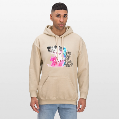 Boa's Hoodie Splash Life is not just black and white Edition Black - LiNBW.