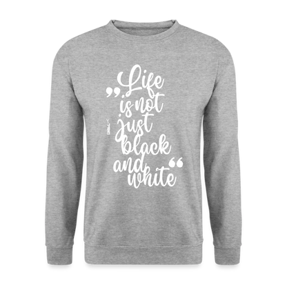 Life is not just black and white Classic Pullover White Edition - LiNBW.