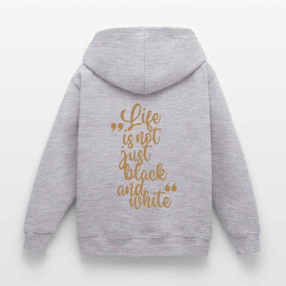 LiNBW. Crew Hoodie Life is not just black and white Edition Brown - LiNBW.