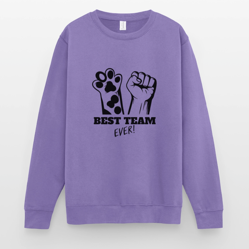 Best Team Ever Classic Pullover Black Edition - Lavendel