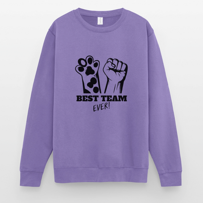 Best Team Ever Classic Pullover Black Edition - Lavendel