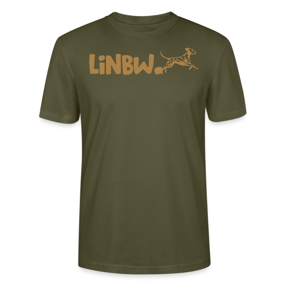 LiNBW. Unisex T-Shirt Premium Crew Brown Edition Life is not just black and white - Khaki