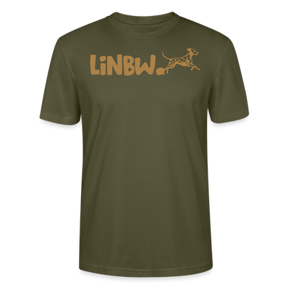 LiNBW. Unisex T-Shirt Premium Crew Brown Edition Life is not just black and white - Khaki