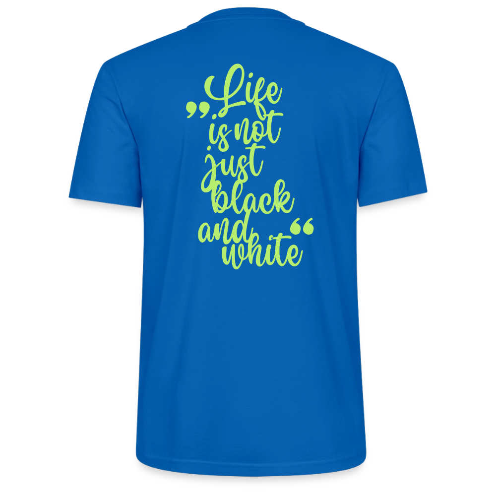 LiNBW. Unisex T-Shirt Premium Crew Green Edition Life is not just black and white - LiNBW.