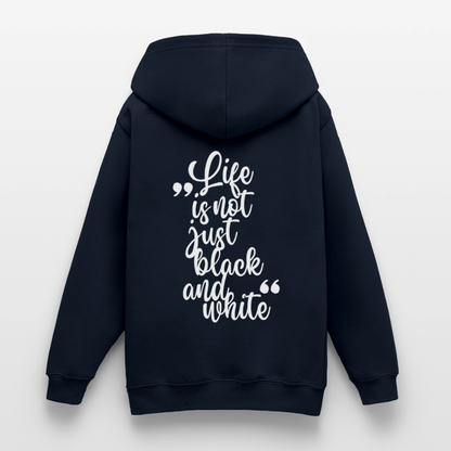 LiNBW. Crew Hoodie Life is not just black and white Edition White - LiNBW.