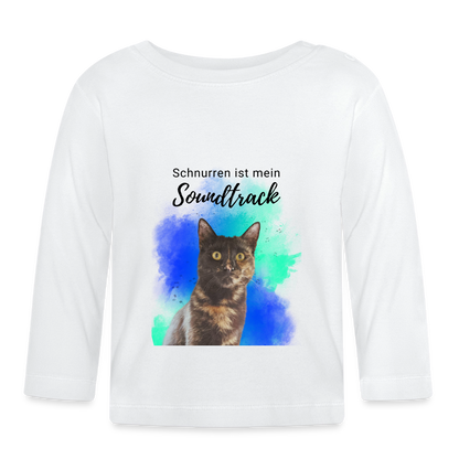 Nala´s Langarmshirt Schnurren ist mein Soundtrack - Weiß