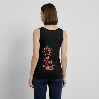 LiNBW. Tank Top Premium Pink Edition Life is not just black and white - Schwarz