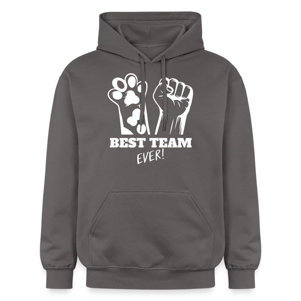 Best Team Ever Hoodie White Edition - Dunkelgrau