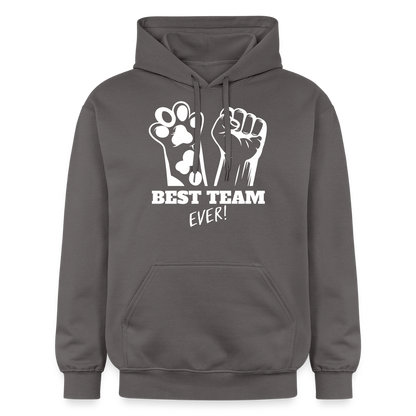 Best Team Ever Hoodie White Edition - Dunkelgrau