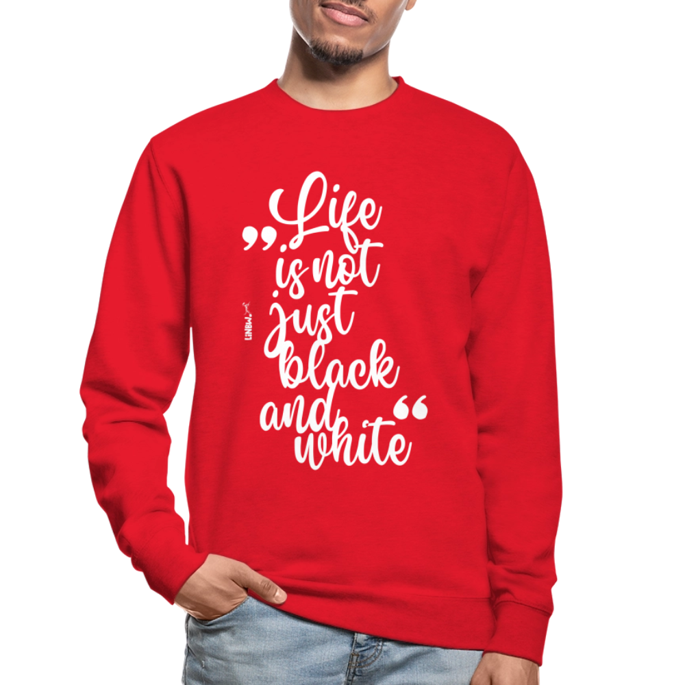 Life is not just black and white Classic Pullover White Edition - LiNBW.