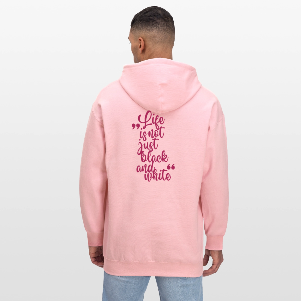 LiNBW. Crew Hoodie Pink Edition Life is not just black and white - Hellrosa